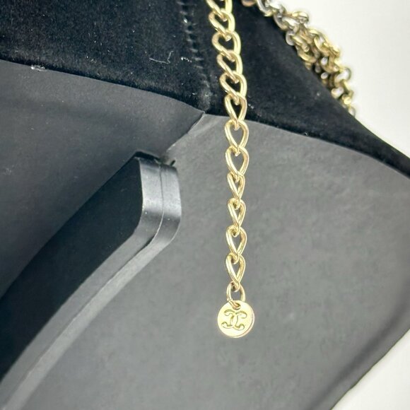 Charming Charlie Statement Necklace Bib Goldtone - Picture 9 of 16